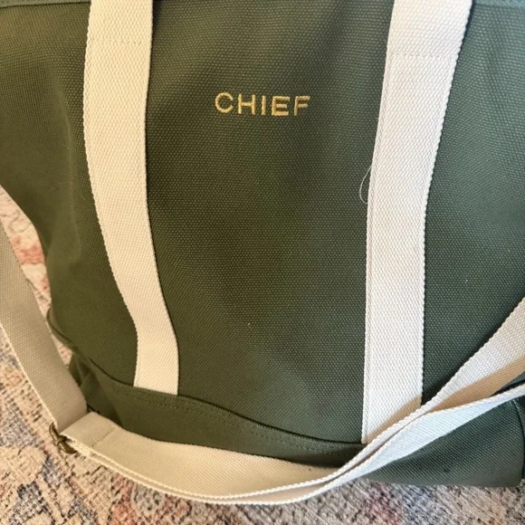 Canvas weekender tote bag. - Picture 2 of 5